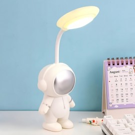 USB Astronaut Small Desk Lamp Student Desk Eye Protection LED Bedside Bed Night Light Multi-colored