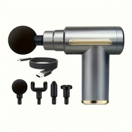 Massage Gun, Deep Tissue Muscle Handheld Percussion Massager, Ultra Small Elegant Silent Design, Gift For Men & Women