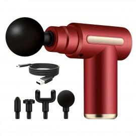Massage Gun, Deep Tissue Muscle Handheld Percussion Massager, Ultra Small Elegant Silent Design, Gift For Men & Women
