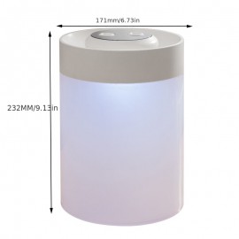 New Design 1.11gal Large Capacity Double Nozzle Air Humidifier LED Commercial Home Appliance OEM USB 1.11gal Essential Oil Diffuser