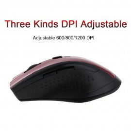 2.4Ghz Wireless Mouse, For Computer PC Gaming Mouse With USB Receiver Laptop Accessories For Windows Win 7/2000/XP/Vista.