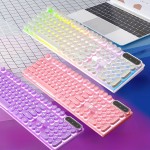Luminous Keyboard Wired Punk Color Matching Computer Accessories For Games