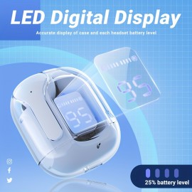 Air31 Wireless Sports Game Low-Latency Wireless Headset Color Transparent Warehouse Wireless Headset Noise TWS MINI Wireless Earphone Gaming Headset With Noise Reduction Microphone Headphones