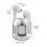 True Wireless Headset Wireless5.3 Wireless Headset Sports Headset Stereo, Mobile Phone Hi-fi Stereo Music